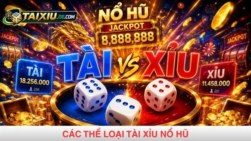 Các kiểu cược trong game tài xỉu nổ hũ